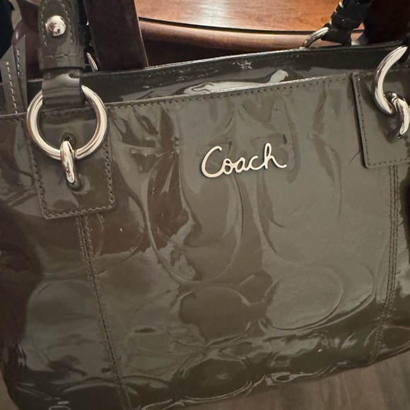 Coach Patent Leather Handbag - Picture 2 of 16